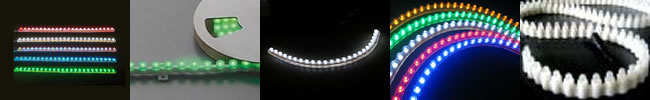 Tira de leds con flexibilidad lateral Tira de leds con flexibilidad lateral